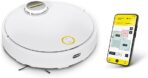 Kärcher RCV 3 Robot Vacuum Cleaner with Mop Function, Remote Control via App, LiDar Laser Navigation, Floor Mapping, Obstacle Detection, 2500pa, 120 min run-time, for Low-Pile Carpets and Hard Floors - Image 6