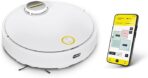 Kärcher RCV 3 Robot Vacuum Cleaner with Mop Function, Remote Control via App, LiDar Laser Navigation, Floor Mapping, Obstacle Detection, 2500pa, 120 min run-time, for Low-Pile Carpets and Hard Floors - Image 7