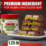 Eastanbul Turkish Pistachio Cream, Paste for Dubai Chocolate Bar, 15% Pistachio, 1.25lb - Image 3