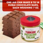 Eastanbul Turkish Pistachio Cream, Paste for Dubai Chocolate Bar, 15% Pistachio, 1.25lb - Image 5