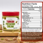 Eastanbul Turkish Pistachio Cream, Paste for Dubai Chocolate Bar, 15% Pistachio, 1.25lb - Image 2