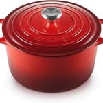 Le Creuset Enameled Cast Iron Signature Deep Round Oven, 6.5 qt., Cerise