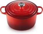 Le Creuset Enameled Cast Iron Signature Deep Round Oven, 6.5 qt., Cerise - Image 3