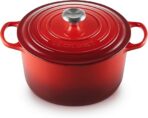 Le Creuset Enameled Cast Iron Signature Deep Round Oven, 6.5 qt., Cerise - Image 5