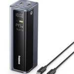 Baseus EnerGeek Laptop Powerbank 145W 20800mAh, External Battery with 2 x USB-C PD 3.0 100 W Max Fast Charge, Compatible with Dell, HP, SteamDeck, iPhone 16/15/14/13, iPad