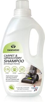 Daewoo Carpet & Upholstery Shampo with Anti-Allergen Formula (1,5 Litres), Professional Carpet Cleaning for Home and Commercial Use, Sustainable and Pet Safe Formula 1.5 l - Image 2