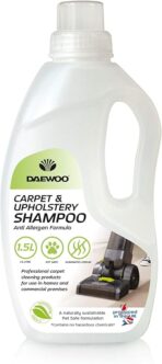 Daewoo Carpet & Upholstery Shampo with Anti-Allergen Formula (1,5 Litres), Professional Carpet Cleaning for Home and Commercial Use, Sustainable and Pet Safe Formula 1.5 l - Image 6
