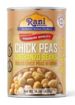 Rani Chick Peas, Garbanzo Beans (Boiled Chick Peas in Brine) Kabuli Chana 14oz (400g) Pack of 24 ~ Easy Open Can | All Natural | Vegan | Gluten Friendly | NON-GMO | Kosher | Indian Origin - Image 7