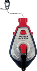 Spear & Jackson CHALKLINE Aluminium Chalk Line – 30m/100ft Fast Rewind String Line Tool with Chalk Powder Reel, Marker for Bricklayers, Builders, Outdoor Use, Durable & Easy Refill - Image 7