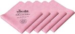 Vileda Professional, Baize PurMicro Active, Red, 5u, Microfibre cloths, PUR‑Coated, Smooth surfaces, Streak‑Free on Glass & Stainless Steel, Ultra‑Absorbent, 38x35cm - Image 2