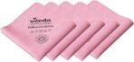 Vileda Professional, Baize PurMicro Active, Red, 5u, Microfibre cloths, PUR‑Coated, Smooth surfaces, Streak‑Free on Glass & Stainless Steel, Ultra‑Absorbent, 38x35cm - Image 4