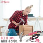 30pc Pink 12V Cordless Power Drill Driver and Home DIY Tool Kit Set. Complete in a Portable Carry Case - Image 4
