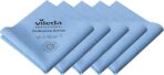Vileda Professional, Baize PurMicro Active, Blue, 5u, Microfibre cloths, PUR‑Coated, Smooth surfaces, Streak‑Free on Glass & Stainless Steel, Ultra‑Absorbent, 38x35cm - Image 2