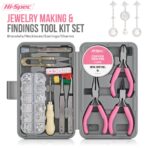 17pc Jewellery Making Craft Tool Kit with 600pc Findings Accessories Box Set for Handmade Arts & Crafts - Image 6
