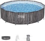 Bestway Steel Pro MAX 14ft Above Ground Pool Set, Round Large Family Pool with Durable Steel Frame & Complete Filter System - Image 3