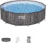 Bestway Steel Pro MAX 14ft Above Ground Pool Set, Round Large Family Pool with Durable Steel Frame & Complete Filter System - Image 7