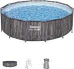 Bestway Steel Pro MAX 14ft Above Ground Pool Set, Round Large Family Pool with Durable Steel Frame & Complete Filter System - Image 2