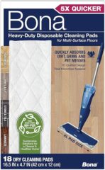 Bona Multi-Surface Floor Cleaning Pads - 18 Refills - Heavy-Duty, Disposable, Microfiber Pads for Easy Floor Cleaning - Image 3