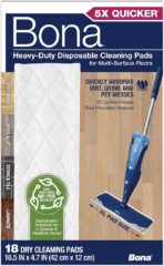 Bona Multi-Surface Floor Cleaning Pads - 18 Refills - Heavy-Duty, Disposable, Microfiber Pads for Easy Floor Cleaning - Image 7