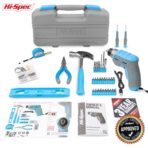 35pc Blue 3.6V USB Electric Screwdriver and Tool Kit Set for Essential Home and Office DIY Repairs - Image 2