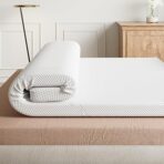 Memory Foam, Firm Comfort, 3Inch (7.5cm) Mattress Topper with Free Luxury Cover (3FT Single) - Image 3