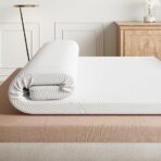 Memory Foam, Firm Comfort, 3Inch (7.5cm) Mattress Topper with Free Luxury Cover (3FT Single) - Image 4