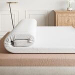 Memory Foam, Firm Comfort, 3Inch (7.5cm) Mattress Topper with Free Luxury Cover (3FT Single)
