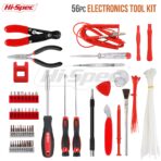 56pc Electronics Repair & Opening Tool Kit Set. Includes Precision Driver Bits and Prys for Laptops, Drones and Tech. Gadgets - Image 7