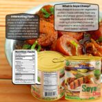 Rani Soya Chaap (Plant Based Protein) 30oz (1.875lbs) 850g, Pack of 18 ~ Easy Open Lid | All Natural | Vegan | No Colors | NON-GMO | Kosher | Indian Origin | Soy Based Meat Substitute - Image 3