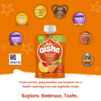 Carrot, Peach & Turmeric Pouch (100g) - Image 2