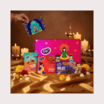 Snacks & Sweets Gift Hamper Sathu Badam Laddo 250gms, Ragi Choco Cookies 82gms, Almond Choco Cake Mix 60gms, Mixed Dry Fruits Pouch 50gms