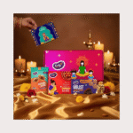 Snacks & Sweets Gift Hamper Sathu Badam Laddo 250gms, Ragi Choco Cookies 82gms, Almond Choco Cake Mix 60gms, Mixed Dry Fruits Pouch 50gms