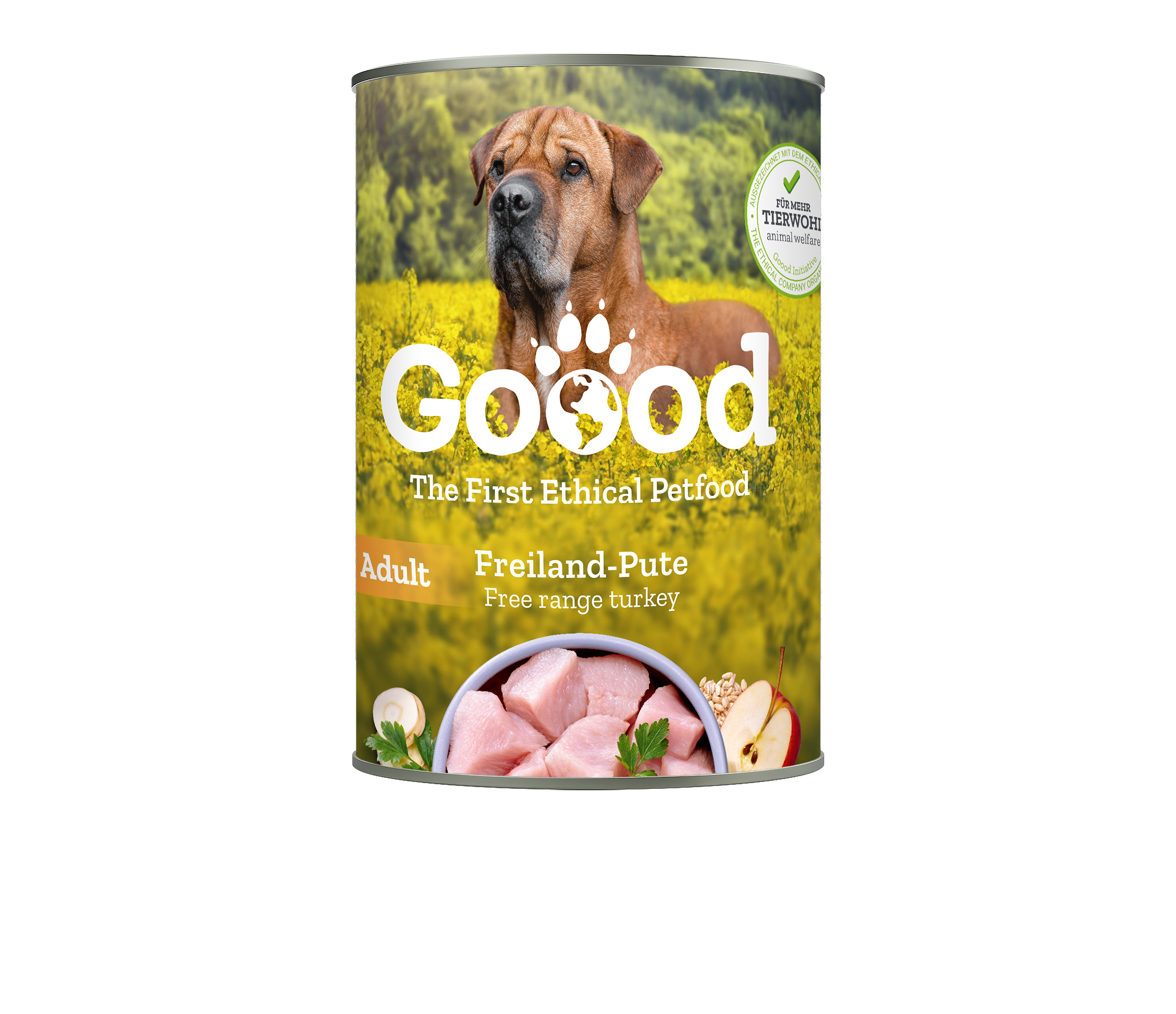 GD_Dose_400g_Pute_1_oS.png Free Range Turkey Wet Food for Adult Dogs - Image 1