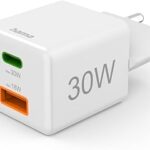Hama Fast Charger USB (Multiple Charger, USBC, USBA, Universal Charger Mobile Phone Tablet, Power Plug Quick Charge, Power Delivery/Quick Charge 3.0, Quick Charger, 30 W)