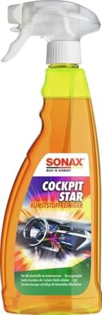SONAX CockpitStar 02494000 Cockpit Cleaner Cleans and Maintains All Plastic Parts in the Car, Anti-Static and Dust-Repellent, 750 ml - Image 3