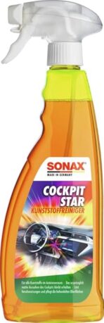 SONAX CockpitStar 02494000 Cockpit Cleaner Cleans and Maintains All Plastic Parts in the Car, Anti-Static and Dust-Repellent, 750 ml - Image 5
