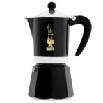 Bialetti Limited Edition Caffe Mercanti Black Oro 6 Cups - Italian Stovetop Moka Pot - Image 2