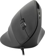 Speedlink PIAVO Ergonomic Vertical Mouse - Ergonomic Vertical Mouse Wired, Adjustable up to 2400 dpi, Rubberised Surface, Vertical Mouse with Cable USB-A, 5 Buttons, Black - Image 3