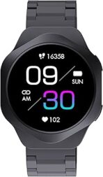CANYON Hexagon SW88 Smartwatch - 1.43 Inch AMOLED Fitness Watch with Phone Function, 123 Sports Modes, SpO2 & Heart Rate, Pedometer, Sleep Monitor, Health Watch, Smartwatch Men Women, iOS & Android