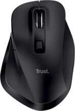 Trust Fyda Rechargeable Wireless Mouse, Sustainable Design, 800-2400 DPI, 6 Buttons, Thumb and Finger Rest, 2.4GHz Wireless Mouse with USB Receiver, Ergonomic Mouse for Laptop, PC, MacBook, Office - Image 2