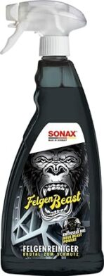 SONAX FelgenBeast (1 litre) rim cleaner for all polished, chrome-plated and matte steel and alloy wheels, item no. 04333000. - Image 2