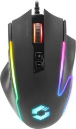 Speedlink DECUS NX RGB Gaming Mouse with Cable, up to 12800 dpi, Programmable, Continuous Fire Button, USB Wired Coated, 1000Hz Polling Rate, Black - Image 5
